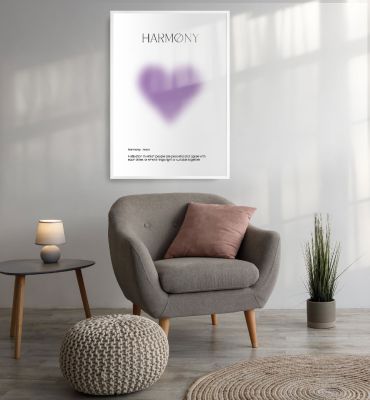 Poster Harmonie Herz Hauptbild mit Beispiel
