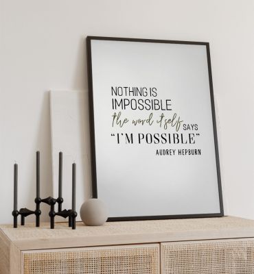 Poster Unmöglich Hauptbild mit Beispiel