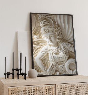 Poster versteinerter Buddha
