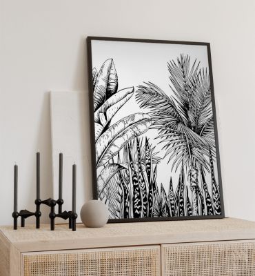 Poster tropische Palmen