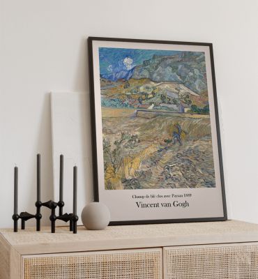 Poster Landschaft Saint Remy van Gogh