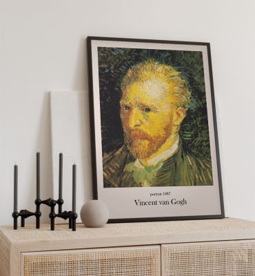 Poster Portrait des Vincent van Gogh Hauptbild mit Beispiel