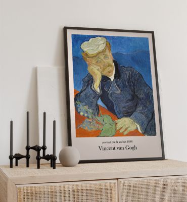 Poster Portrait des Dr. Gachet van Gogh Hauptbild mit Beispiel