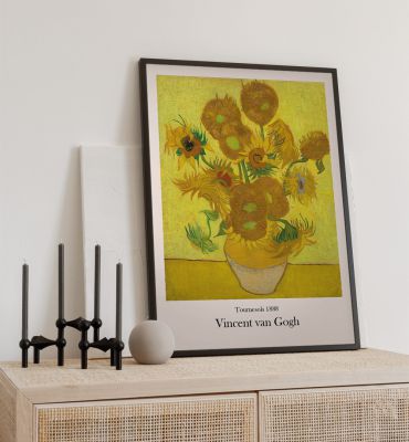 Poster Sonnenblumen van Gogh Hauptbild mit Beispiel