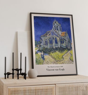 Poster Kirche von Auvers van Gogh Hauptbild mit Beispiel