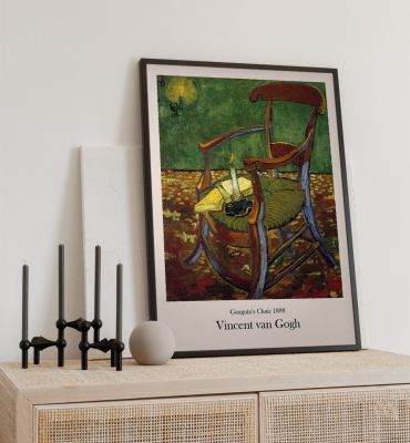 Poster Gauguins Stuhl van Gogh Hauptbild mit Beispiel