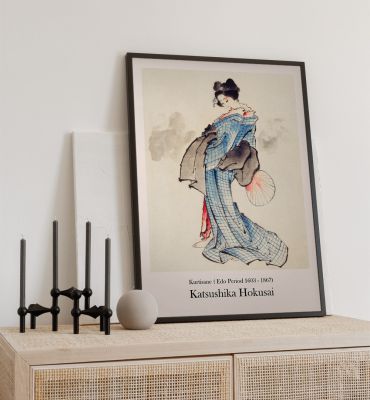 Poster Kurtisane Hokusai Hauptbild mit Beispiel