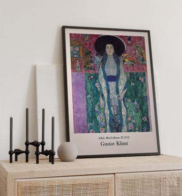 Poster Bildnis Adele Bloch-Bauer II. Klimt Hauptbild mit Beispiel