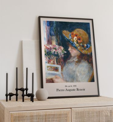 Poster Lesendes Mädchen Renoir