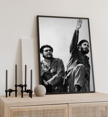 Poster Che Guevara und Fidel Castro