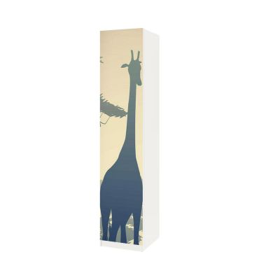 Schrankaufkleber Pax Savannen Giraffen Gesamtansicht
