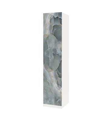 Schrankaufkleber Pax Abstrakte Marmor Steinplatten Gesamtansicht