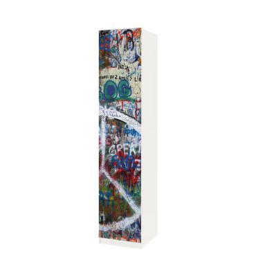 Schrankaufkleber Pax Abstraktes Graffiti Gemälde