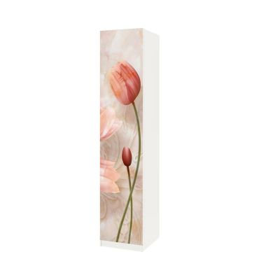 Schrankaufkleber Pax abstrakt gemalte Tulpen