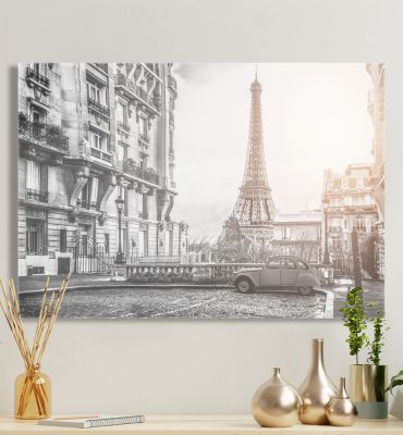 Leinwandbild Eiffelturm Ente Hauptbild mit Beispiel