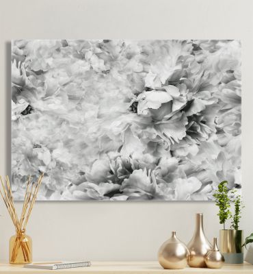 Leinwandbild Weiße Blüten Hauptbild mit Beispiel
