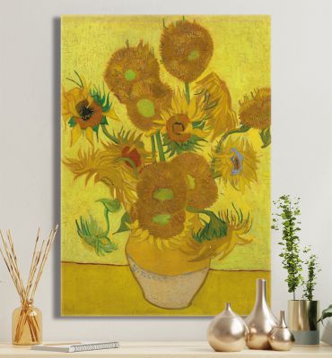 Leinwandbild Sonnenblumen Hauptbild mit Beispiel