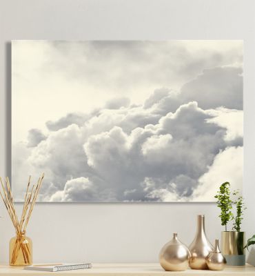 Leinwandbild Weiße Wolken Hauptbild mit Beispiel