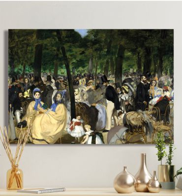 Leinwandbild Musik im Tuileriengarten Hauptbild mit Beispiel