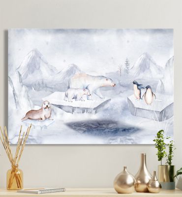 Leinwandbild Arktische Tiere Hauptbild mit Beispiel