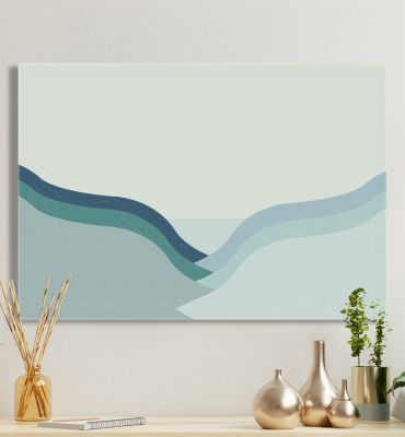 Leinwandbild Blauer Fluß Hauptbild mit Beispiel