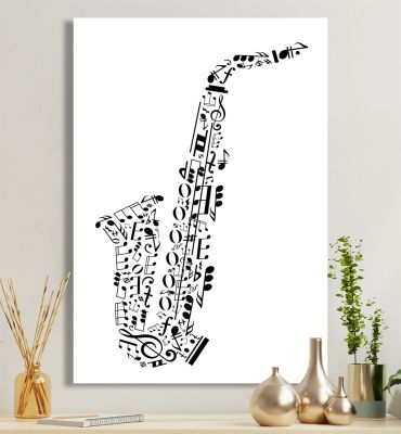 Leinwandbild Saxofon Hauptbild mit Beispiel