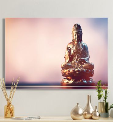 Leinwandbild Buddha Hauptbild mit Beispiel