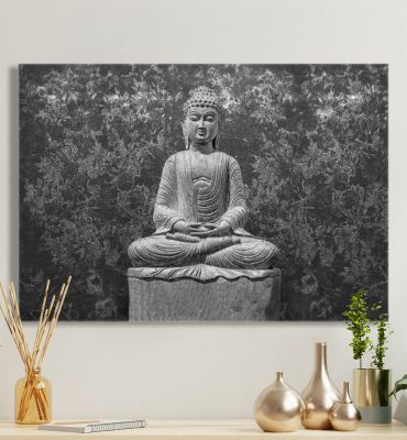 Leinwandbild Buddha-Statue Hauptbild mit Beispiel