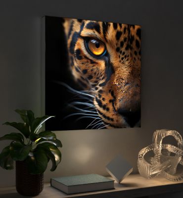PIXLIP Poster Leopardengesicht
