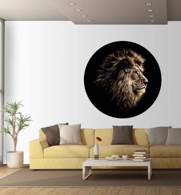 Fototapete Löwenkopf Hauptbild mit Beispiel