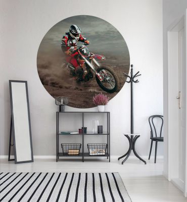 Fototapete Motorcross rund Hauptbild mit Beispiel