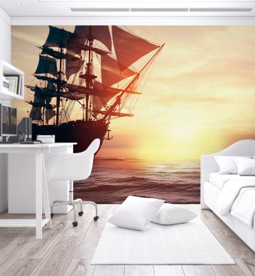 Fototapete Piratenschiff Hauptbild mit Beispiel