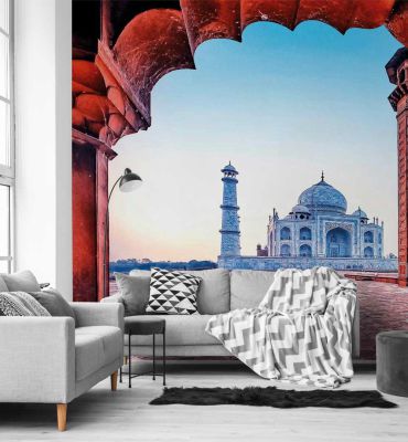 Fototapete Taj Mahal Hauptbild mit Beispiel