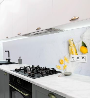 Küchenrückwand Lemon selbstklebend Hauptbild mit Beispiel