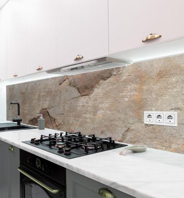 Küchenrückwand Sandstein selbstklebend Hauptbild mit Beispiel