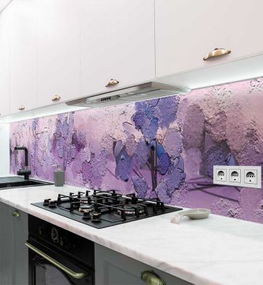 Küchenrückwand Landschaft Purpur selbstklebend Hauptbild mit Beispiel