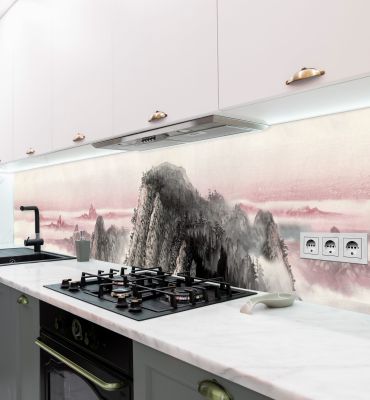 Küchenrückwand Japan Landschaft selbstklebend Hauptbild mit Beispiel