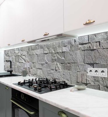 Küchenrückwand Backsteinwand mit Struktur selbstklebend