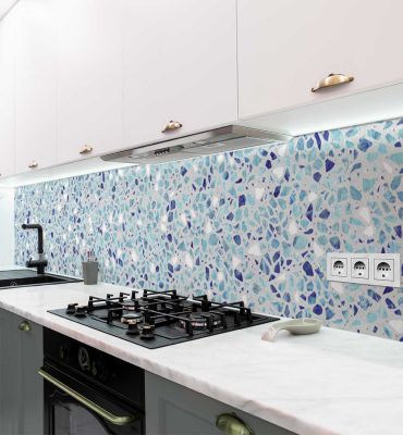 Küchenrückwand Mosaik Muster klein selbstklebend Hauptbild mit Beispiel