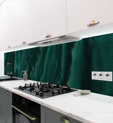 Küchenrückwand Marmor mit Wellen selbstklebend Hauptbild mit Beispiel