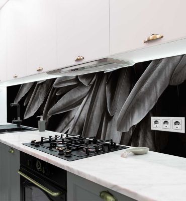 Küchenrückwand Dunkles Gefieder selbstklebend Hauptbild mit Beispiel