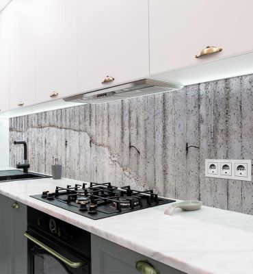 Küchenrückwand verwaschene Betonwand selbstklebend Hauptbild mit Beispiel