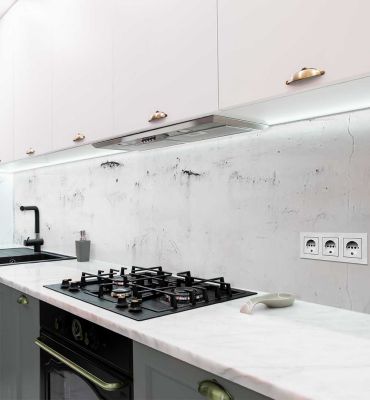 Küchenrückwand verwaschene helle Betonwand selbstklebend