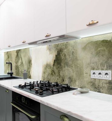 Küchenrückwand Verwischter Marmor Farbverlauf gold selbstklebend