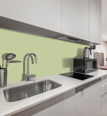 Küchenrückwand Farbe Weißgrün selbstklebend
