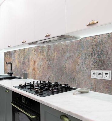 Küchenrückwand Abstrakter abgenutzter Beton selbstklebend Hauptbild mit Beispiel