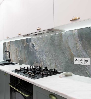 Küchenrückwand Abstrakte Marmor Steinplatten  selbstklebend Hauptbild mit Beispiel