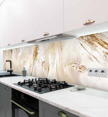 Küchenrückwand Abstrakte bemalte Wand  selbstklebend Hauptbild mit Beispiel