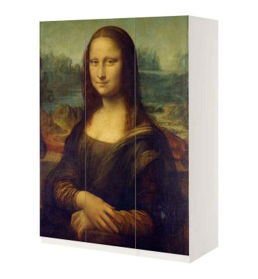 Schrankaufkleber Mona Lisa Hauptbild mit Beispiel
