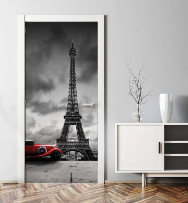 Türtapete Auto in Paris Hauptbild mit Beispiel